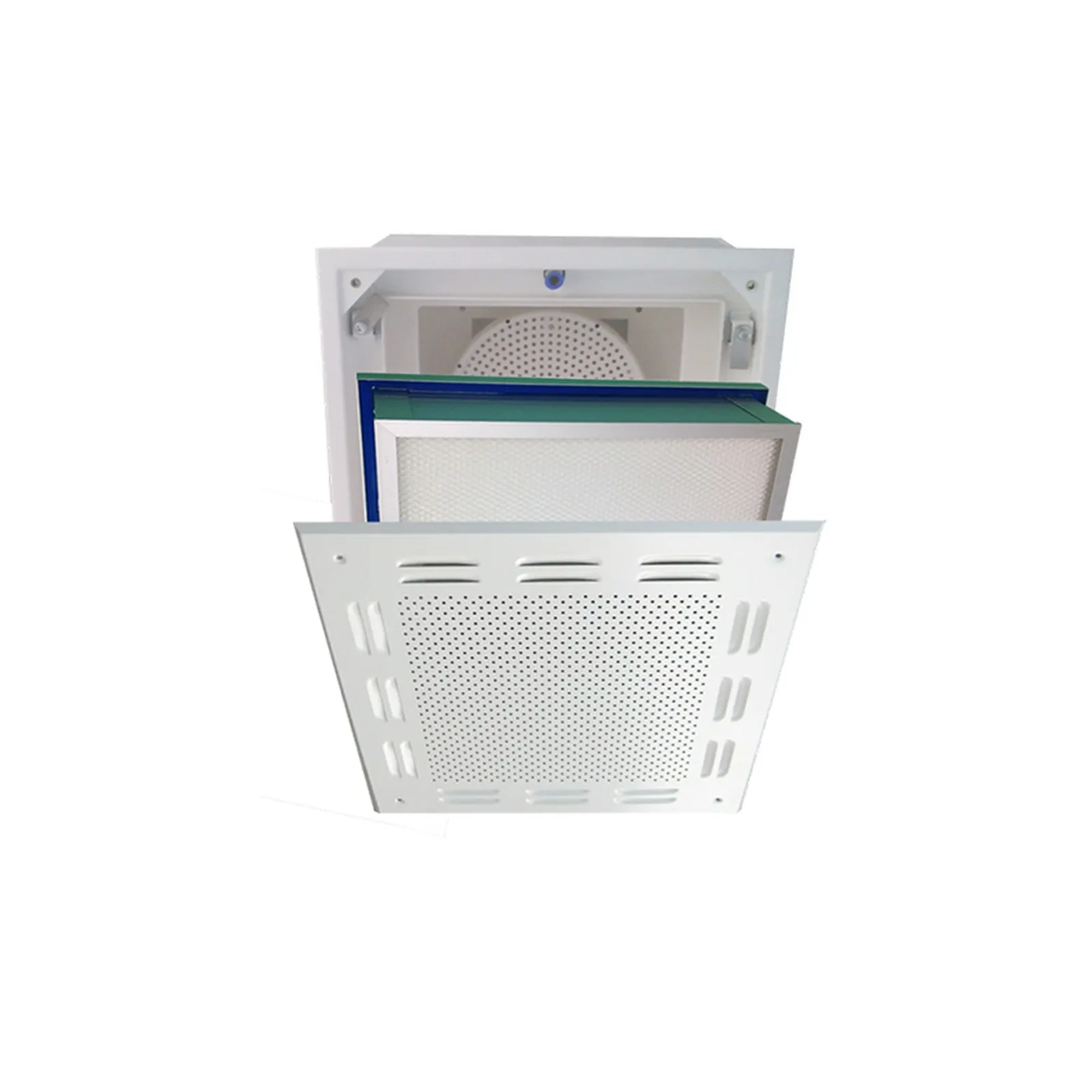 Gel-seal HEPA supply outlets