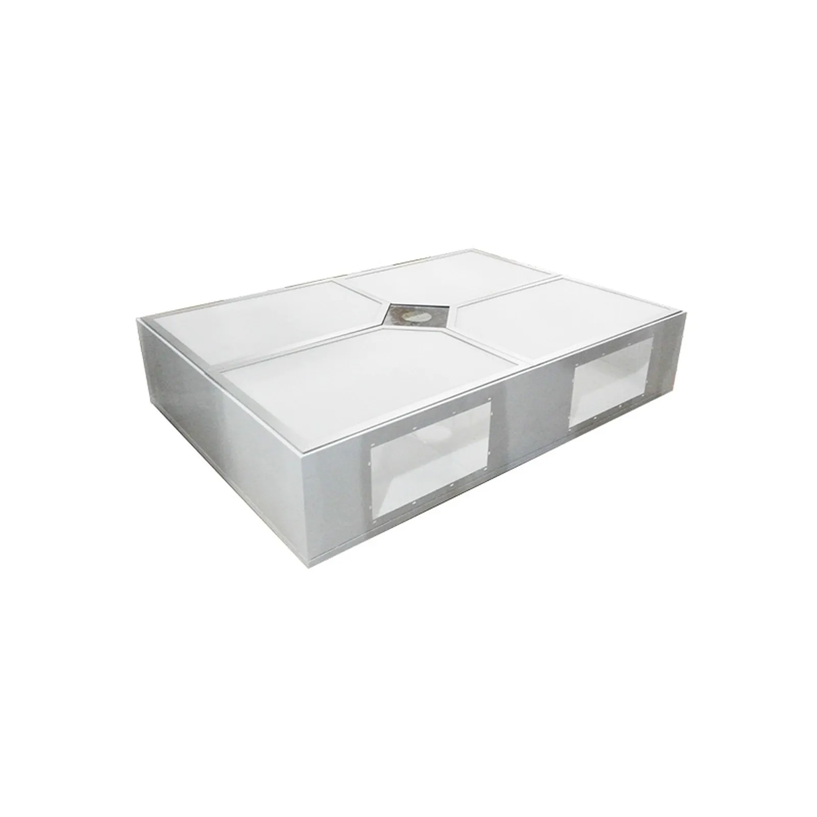 Ceiling air-supply panel with a perforated face, photographed on a white background.